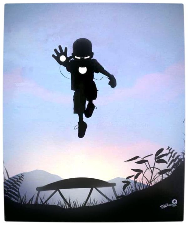 Vamers - Artistry - Superhero Kids Silhouettes - Iron Man Kid