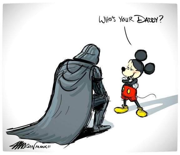 Vamers - FYI - Movies - Disney Acquires LucasFilm - Who is your daddy?