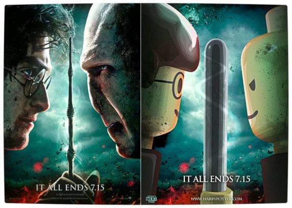 Vamers - Fandom - Movie Lego Posters - Harry Potter and the Deathly Hallows