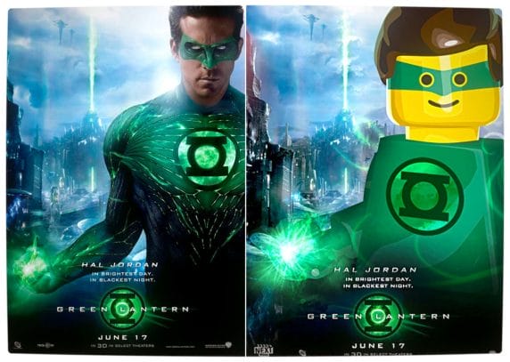 Vamers - Fandom - Movie Lego Posters - The Green Lantern