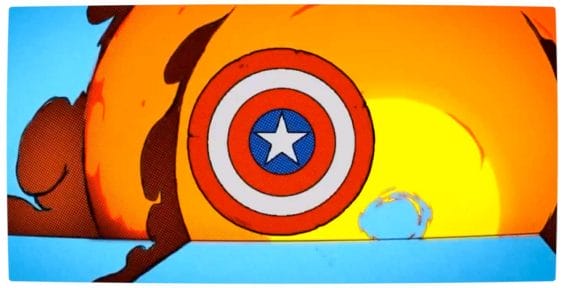Vamers - Geekosphere - Artistry - Blakmeal Homage to Marvel Comics - Captain America - Banner