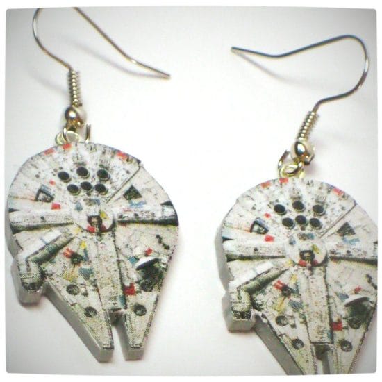 Vamers - Geekosphere - SUATMM - OhMyGeekness by Jess Firsoff - Star Wars Millenium Falcon Earrings