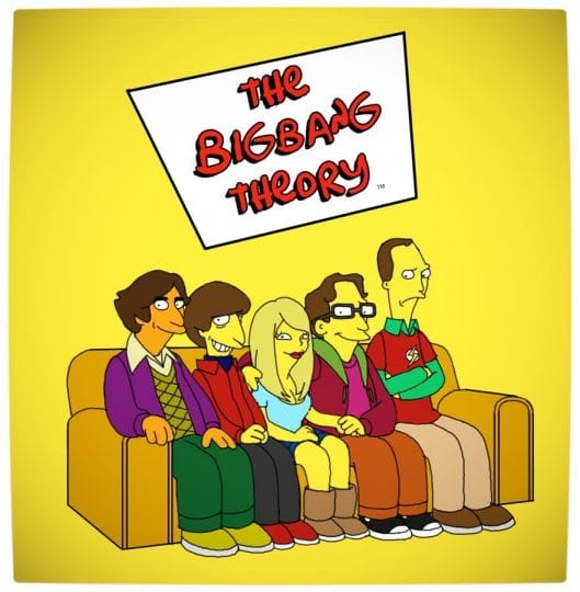 Vamers Humour - The Big Bang Theory - The Simpsons Mash-Up