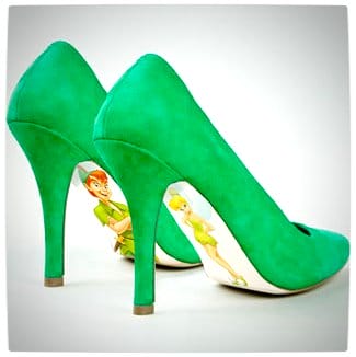 Vamers - G-Life - Sexy Shoes Inspired by Disney Princesses - Peter Pan - Tinkerbell and Peter Pan High Heels