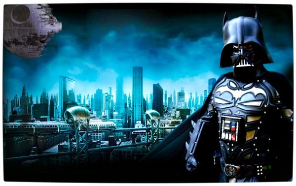 Vamers - Artistry - Bat Vader is The Dark Knight of the Sith - Batman and Darth Vader Mash-Up - Art by Malmey Studios