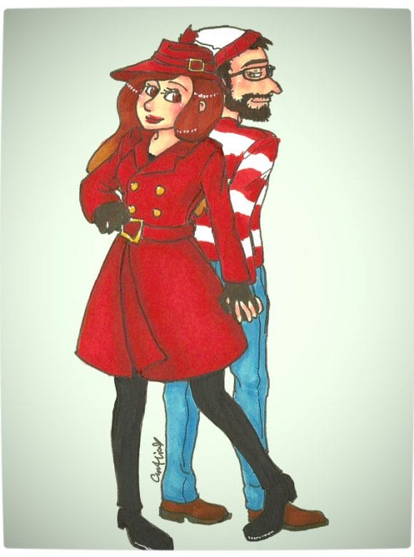 Vamers - Artistry - Carmen Sandiego and Where's Wally - A Perfectly Unfindable Match - World Hide and Seek Champions by Paradoxataur