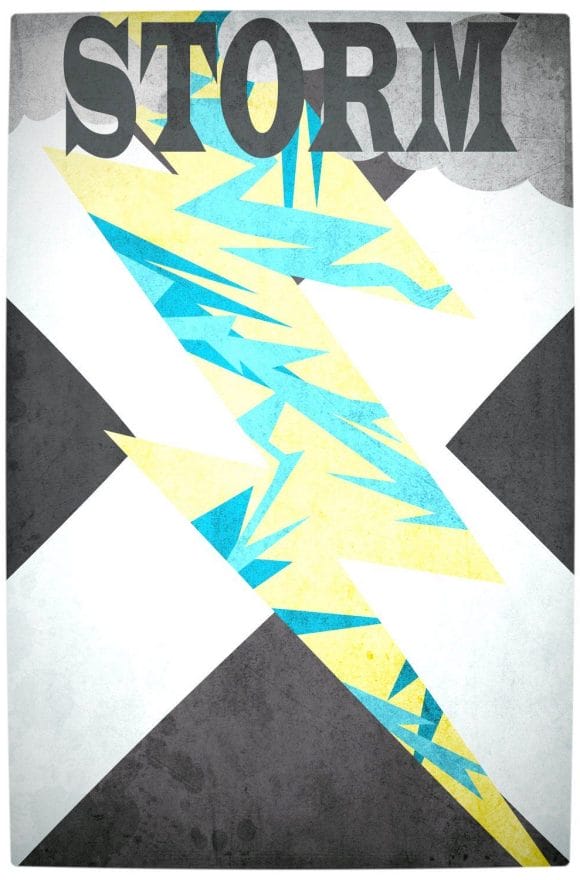 Vamers - Artistry - Minimalist X-Men Poster Art - Storm