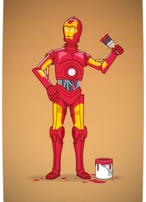 Vamers - Humour - C3PO Wants to be Iron Man