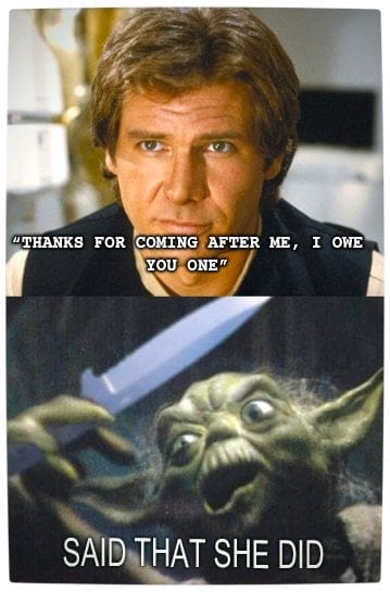 Vamers - Humour - Said That She Did - A Meme By Yoda - Coming