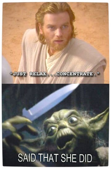 Vamers - Humour - Said That She Did - A Meme By Yoda - Concentrate