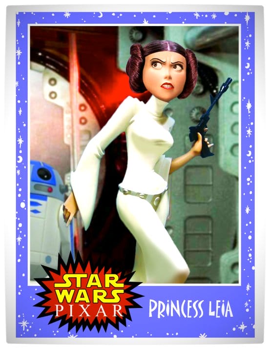 Vamers - Artistry - Star Wars as if it had been created by Pixar - Princess Leia