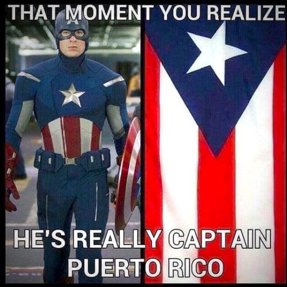 Vamers - Humour - Captain America's Fashion Faux Pas in 'Winter Soldier' - Captain Puerto Rico