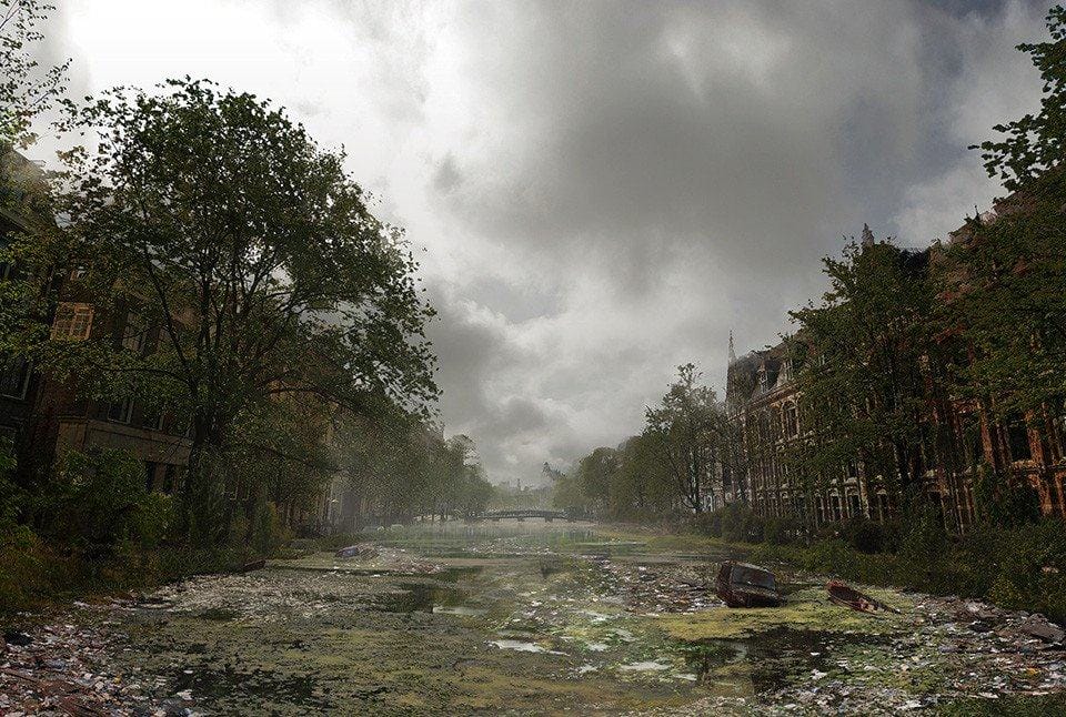 Vamers - Artistry - The World of The Last of Us- Envisioning a Post Apocalyptic Future - Amsterdam Waterway Apocalypse