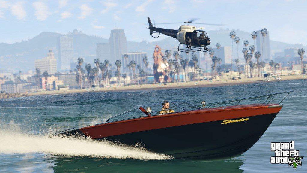 Vamers - FYI - Gaming - Grand Theft Auto V arrives November 18 on Xbox One and PlayStation 4 - Boat