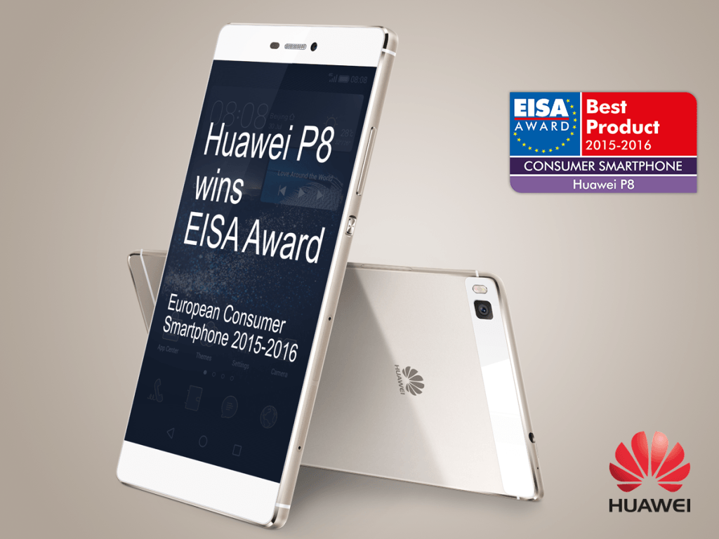 Vamers - FYI - Gadgetology - EISA Crowns the Huawei P8 as 2015's Best Consumer Smartphone - Banner 01