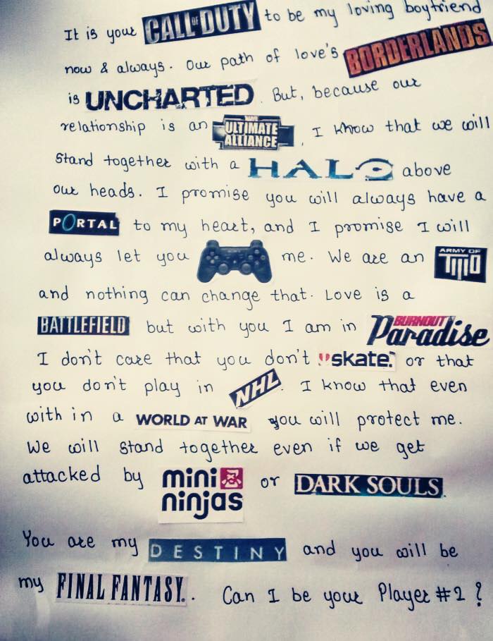 Vamers - Geekosphere - Geek Life - You Won't Believe How This Gamer Asked Out her Boyfriend - Main Image