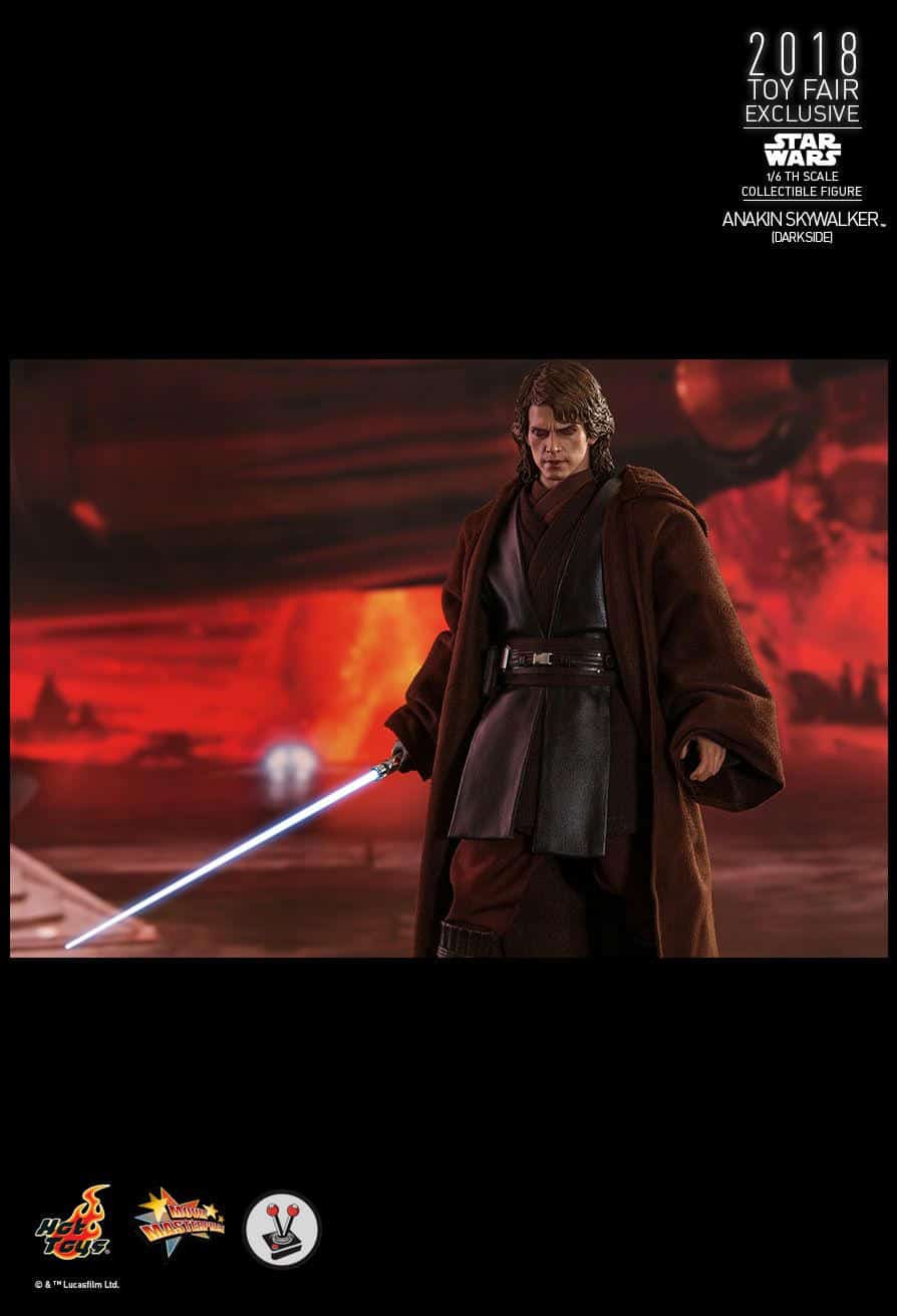 1/6th Scale Jedi Cloak Hot Toys MMS486 Star Wars Anakin Skywalker Dark Side 